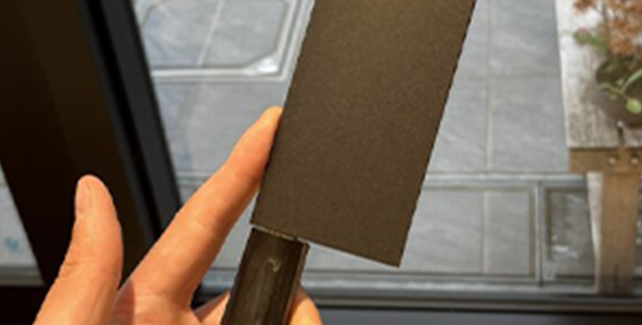 特殊形状の化粧箱事例、ナイフ・包丁入れ