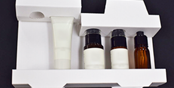 特殊形状の化粧箱事例、トライアルセット